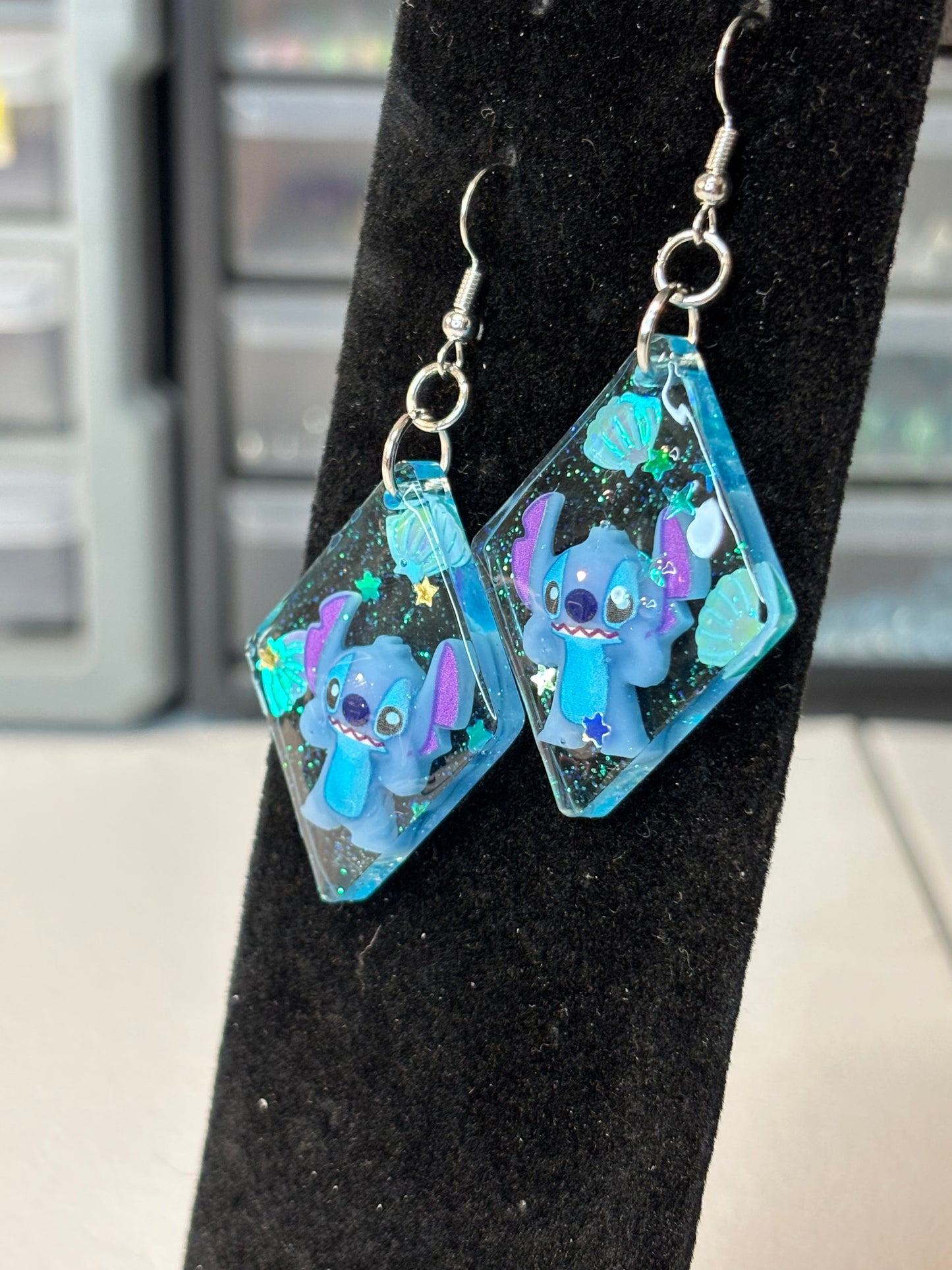 Diamond Stitch Earrings