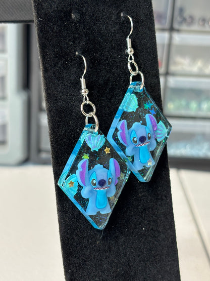 Diamond Stitch Earrings