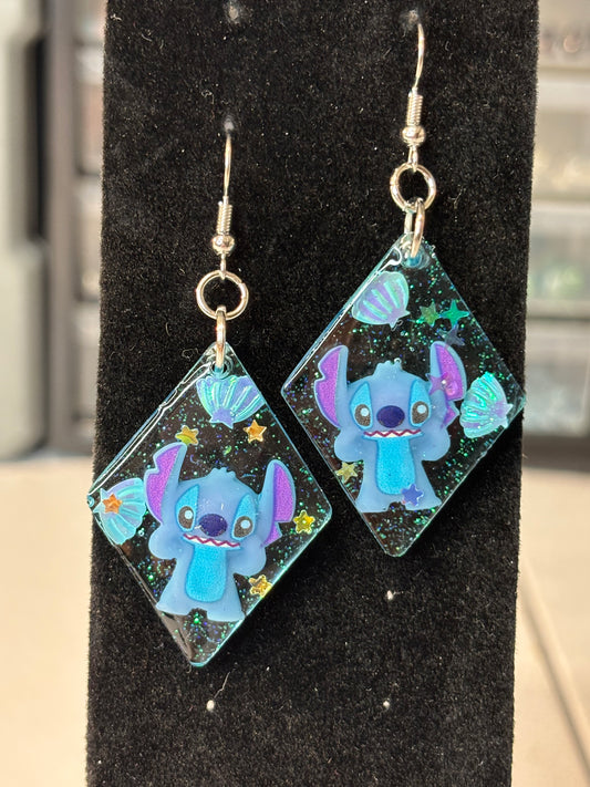 Diamond Stitch Earrings