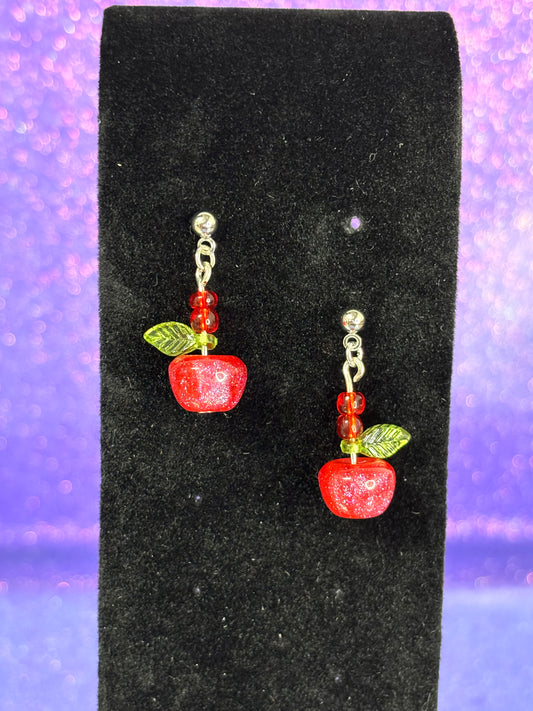 Sparkly Red Apple