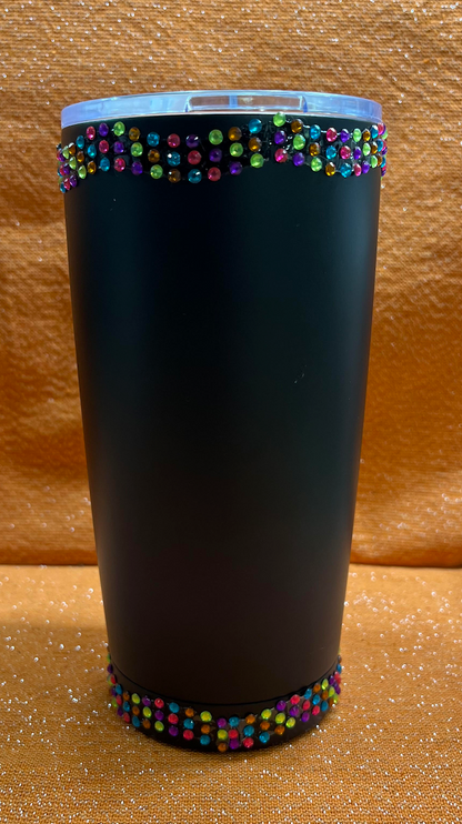 Wave Rhinestone Tumbler