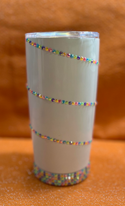 Swirl Rhinestone Tumbler